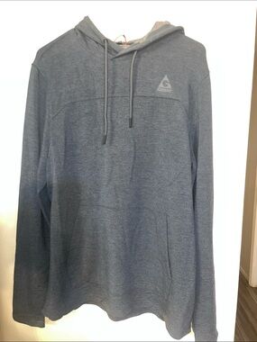 Gerry Weber Men's Heather Slate Blue Hooded Sweatshirt